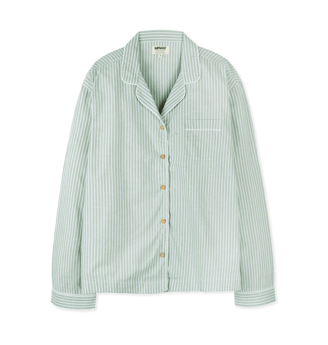 Sage Stripes Shirts & Tops Front
