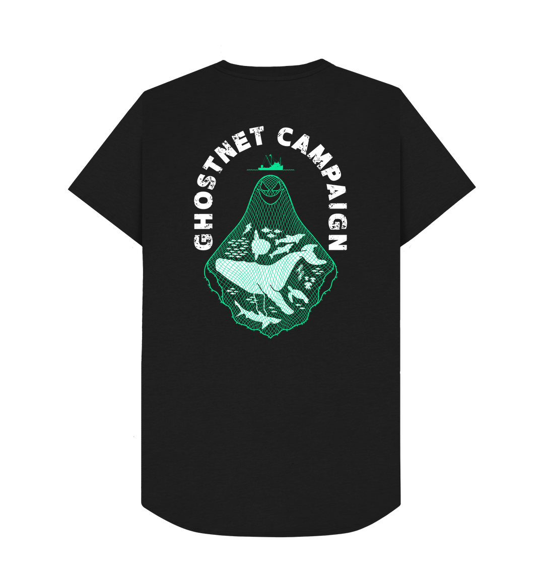Black Printed T-shirt Back