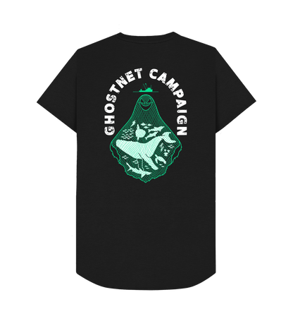 Black Printed T-shirt Back