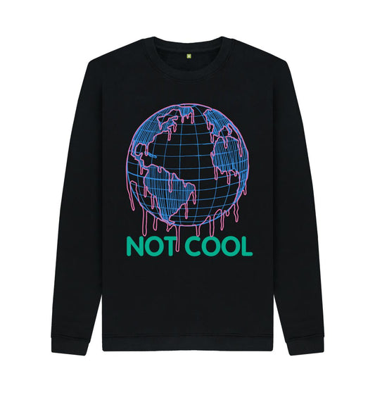 Black Printed Sweater