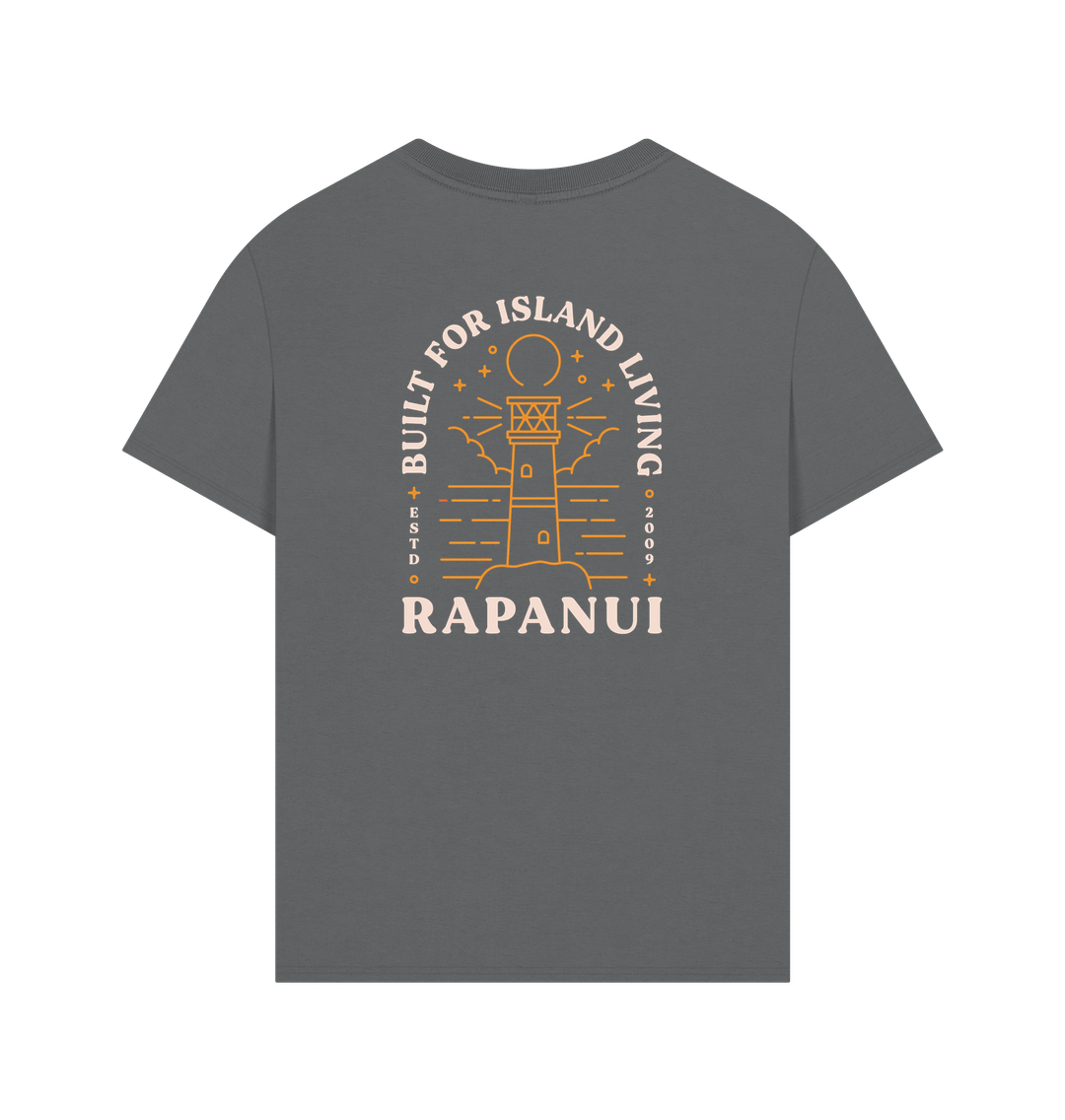 Slate Grey Printed T-shirt Back