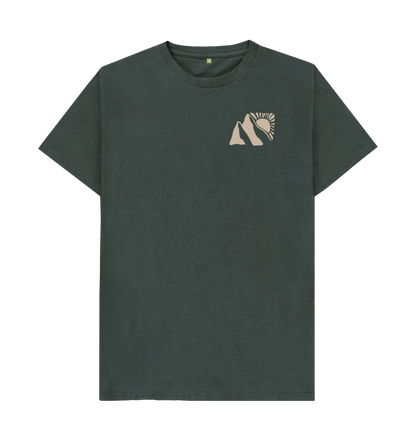 Dark Grey Printed T-shirt Front