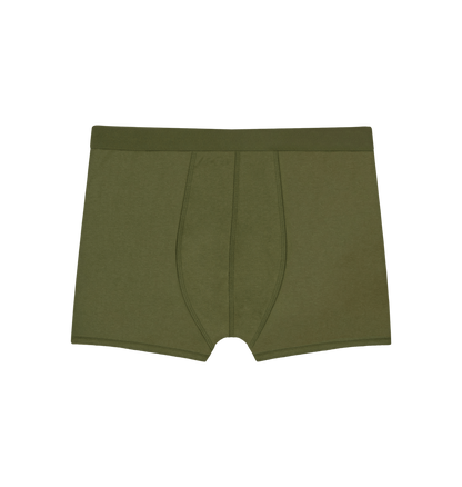 Khaki Boxer Trunks Front