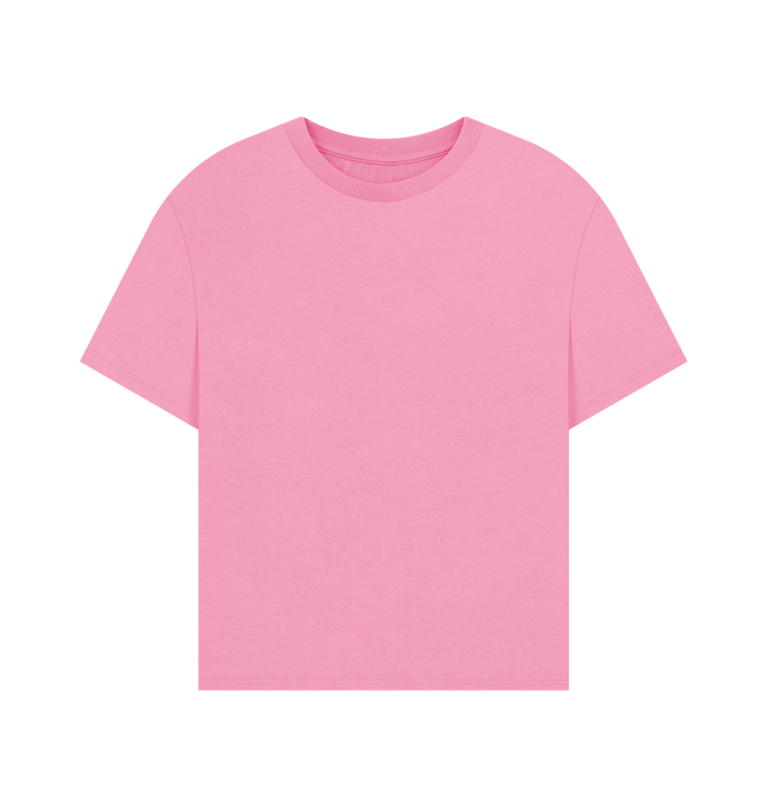 Rose Pink Printed T-shirt Front