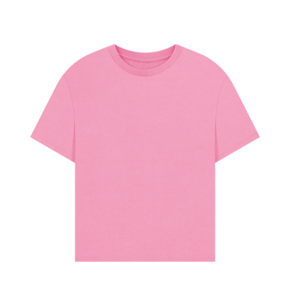 Rose Pink Printed T-shirt Front