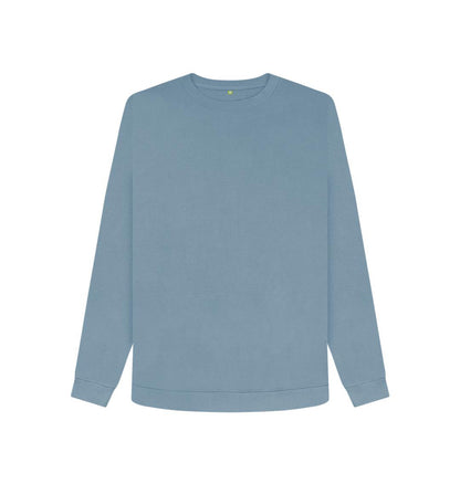 Stone Blue Waffle Jumper