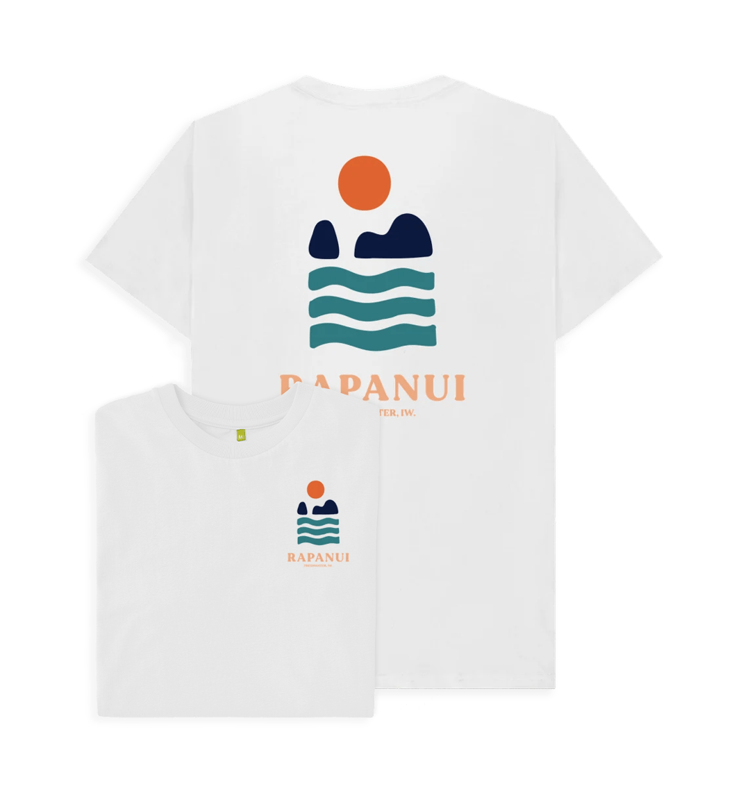 White Printed T-shirt Front