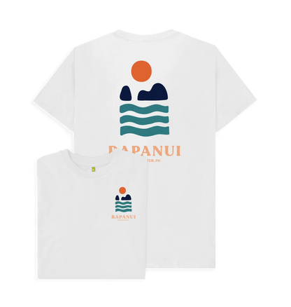 White Printed T-shirt Front