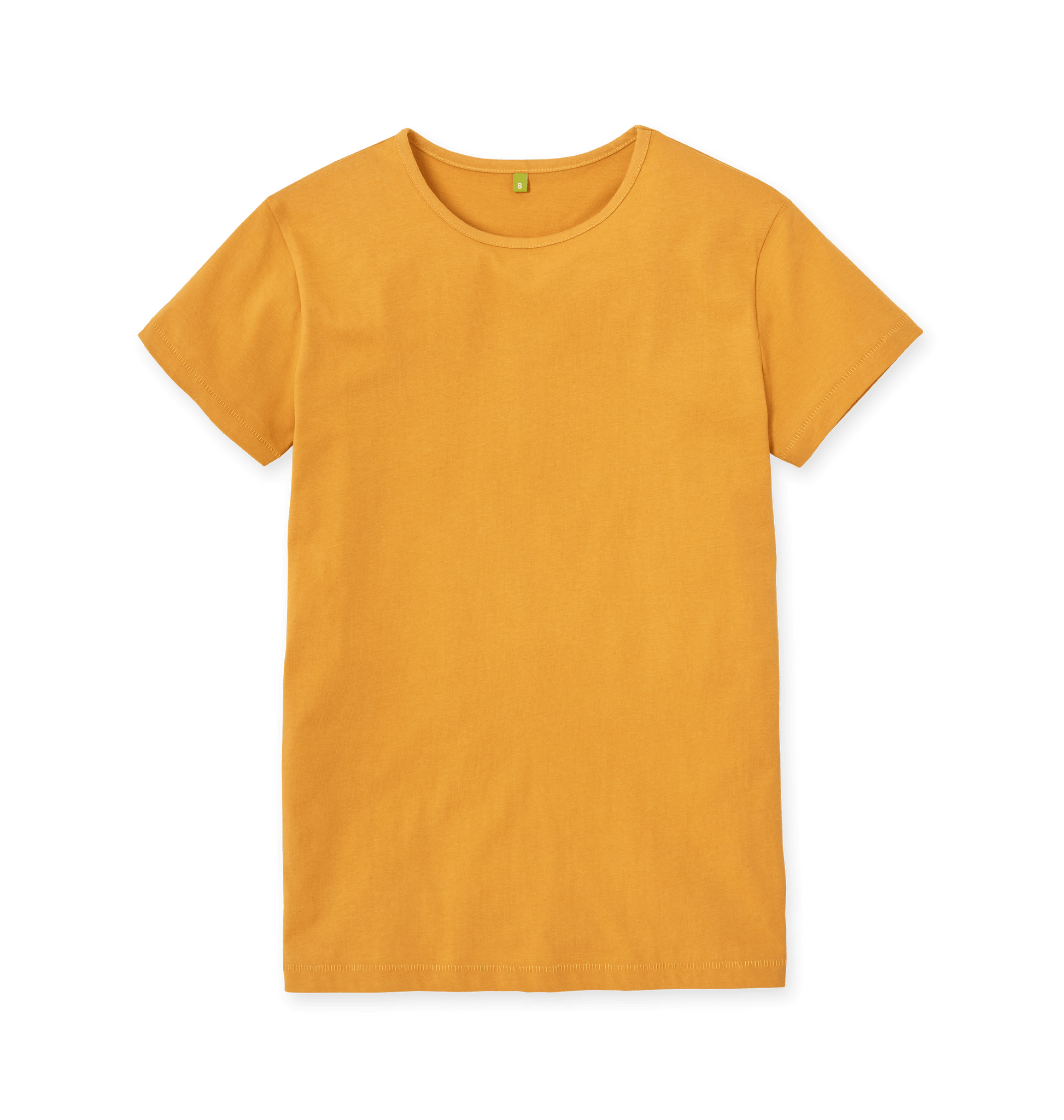 Mustard Printed T-shirt Front