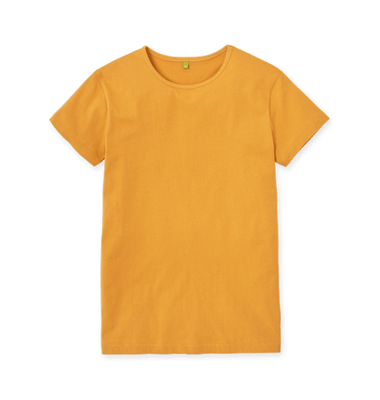 Mustard Printed T-shirt Front