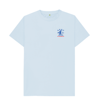 Sky Blue Printed T-shirt Front
