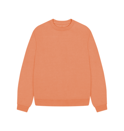 Apricot Printed Sweater Front