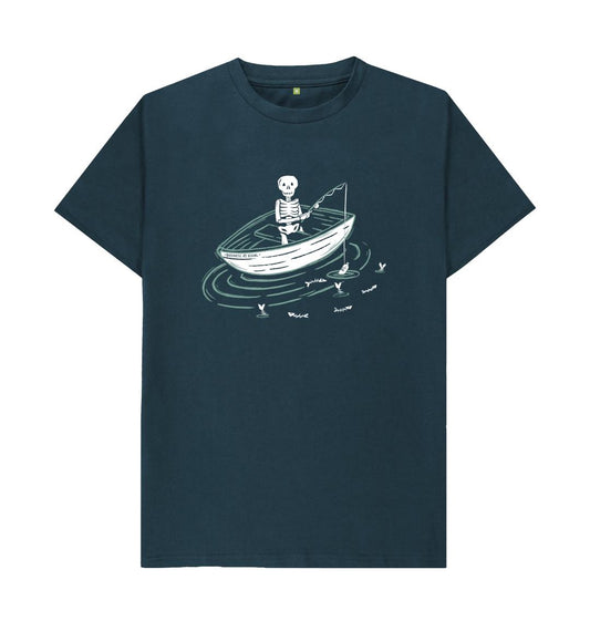 Denim Blue Printed T-shirt
