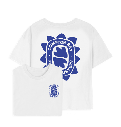 White Printed T-shirt Front