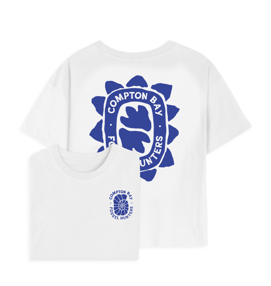 White Printed T-shirt Front