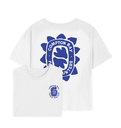 White Printed T-shirt Front