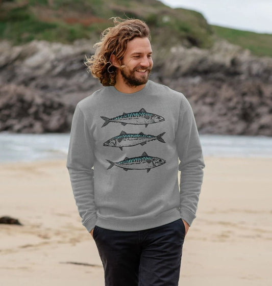 Mackerel Sweatshirt - Printed Sweatshirt
