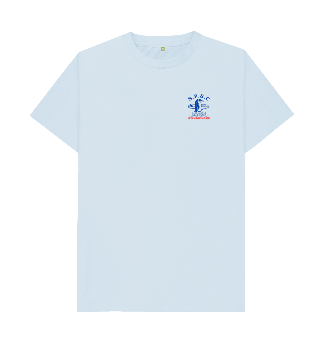 Sky Blue Printed T-shirt Front