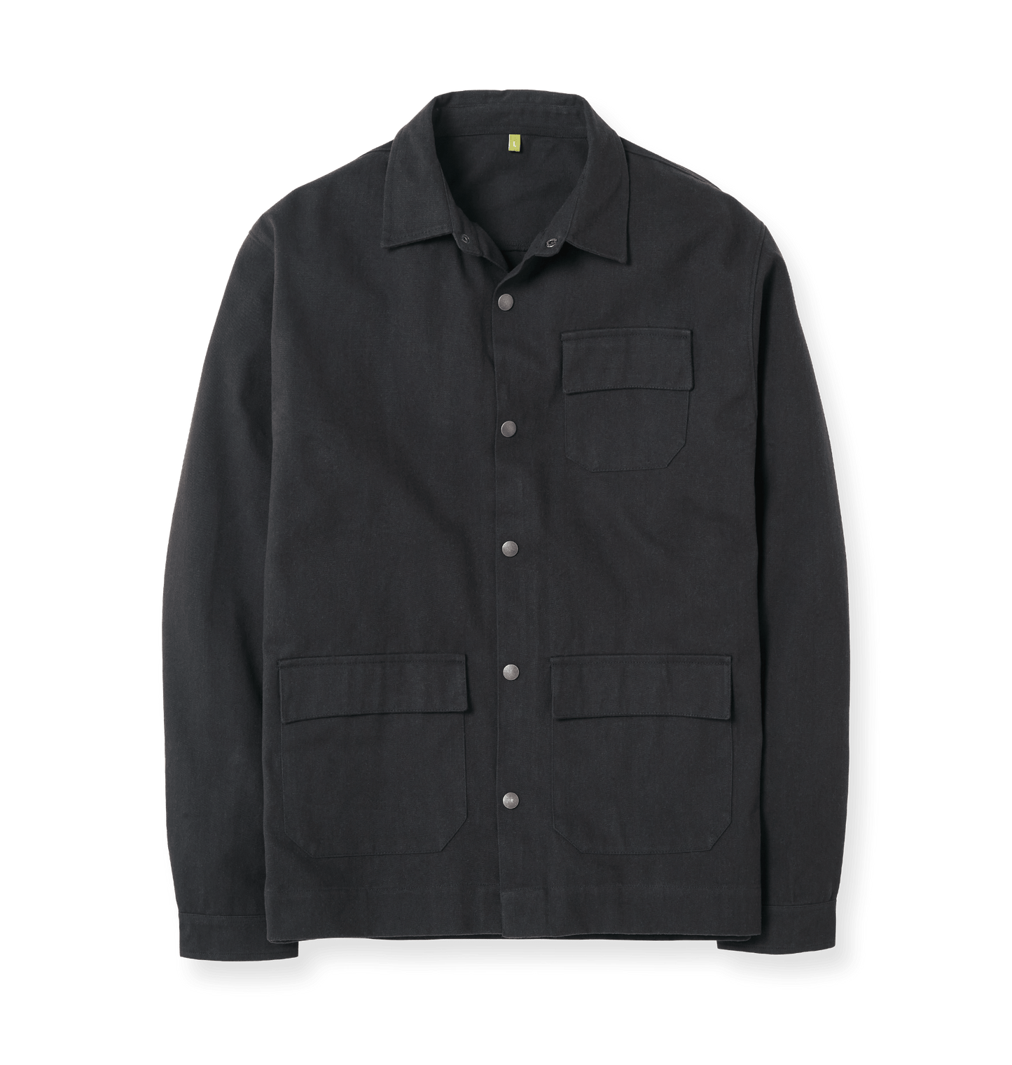 Black Overshirt Front