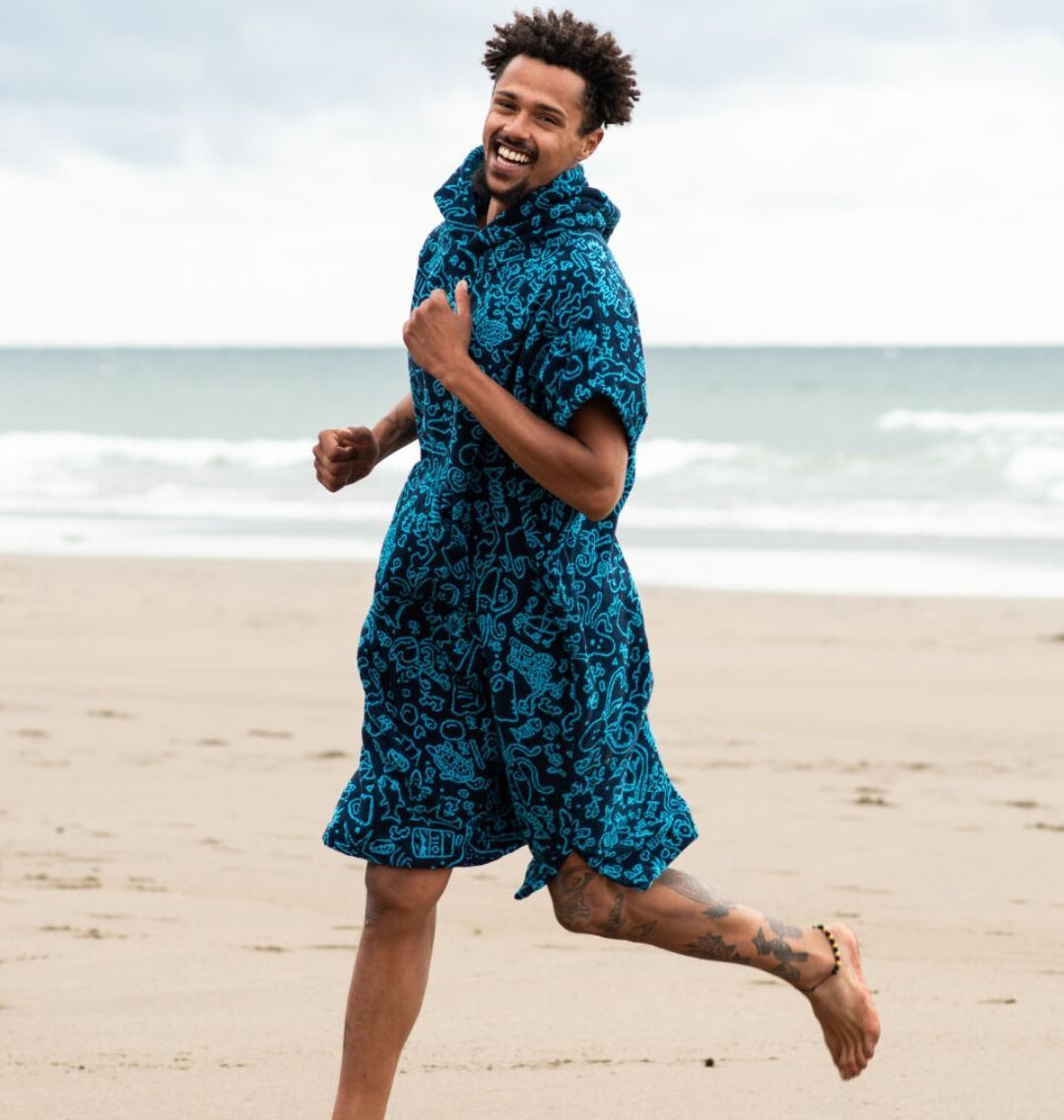 Men's Marine Organic Surf Towel - Robes & Towels