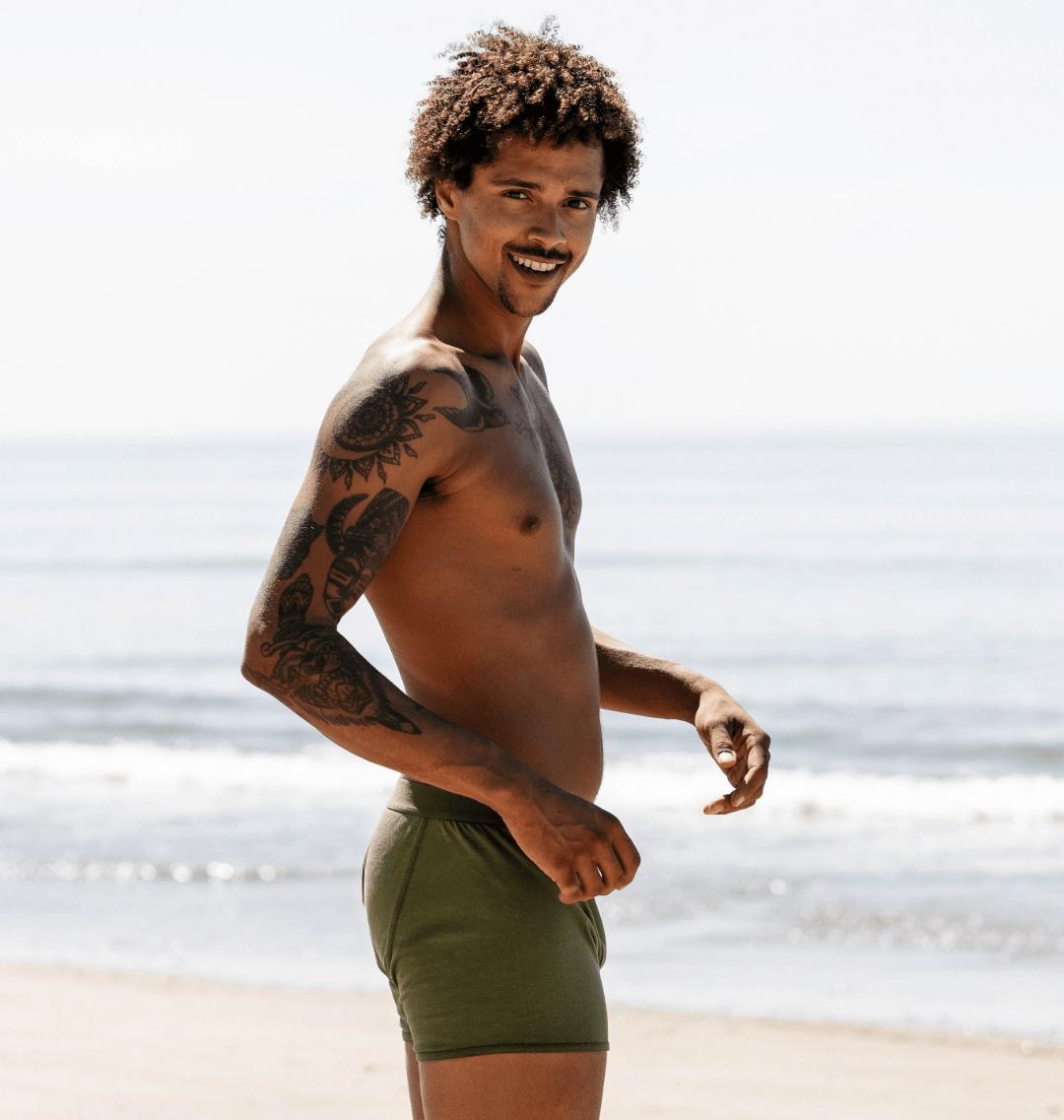 Men's Plain Organic Cotton Boxers - Socks & Underwear