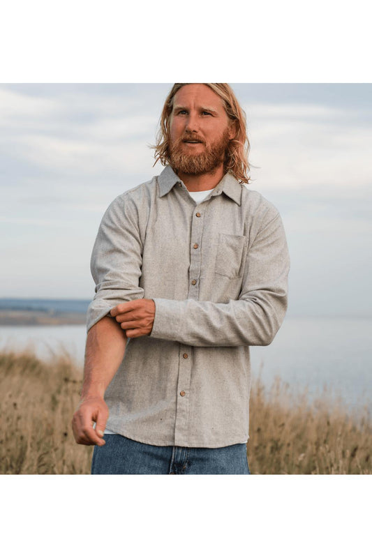 Men's Recycled Organic Flannel Shirt - Shirts