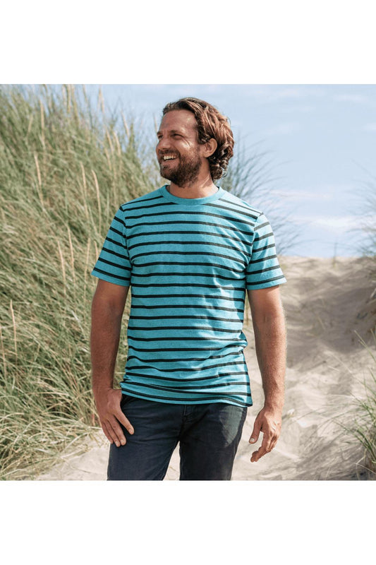 Men's Recycled Stripe T - shirt - Striped T - Shirts