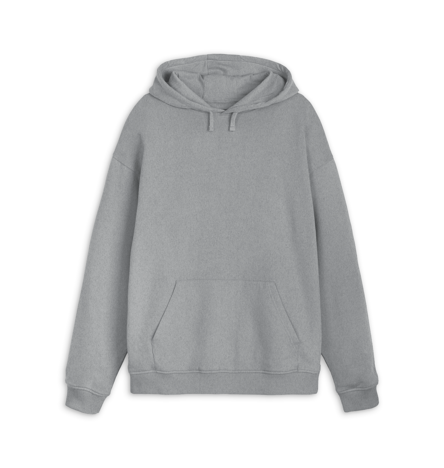 Athletic Grey Printed Hoody Front