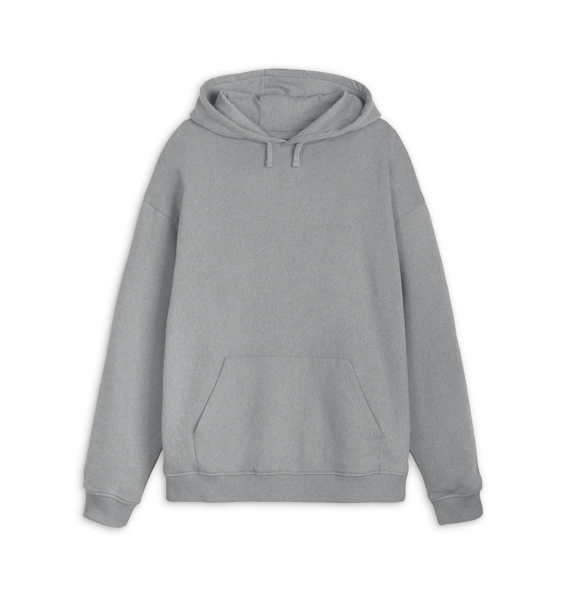 Athletic Grey Printed Hoody Front