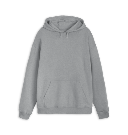 Athletic Grey Printed Hoody Front