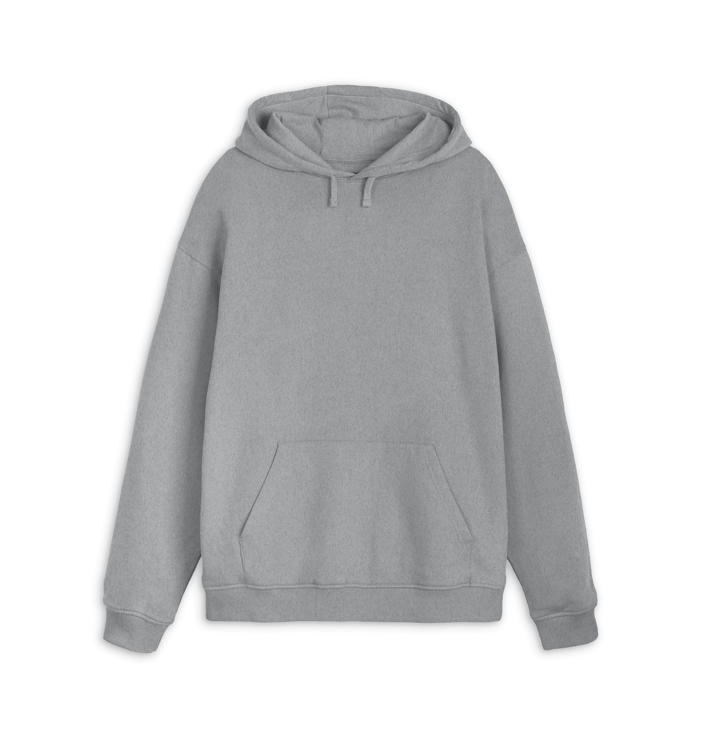 Athletic Grey Printed Hoody Front