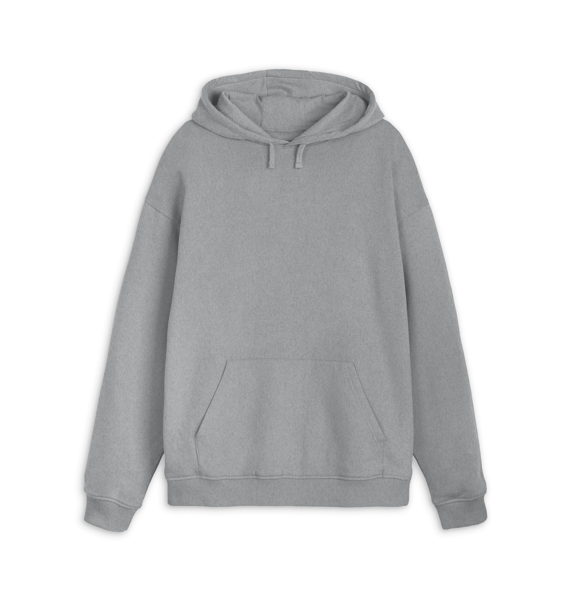 Athletic Grey Printed Hoody Front