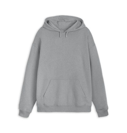 Athletic Grey Printed Hoody Front