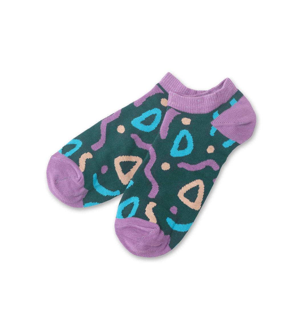 Retro Pattern Socks Front