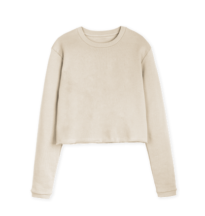 Oat Printed Boxy Jumpers Front