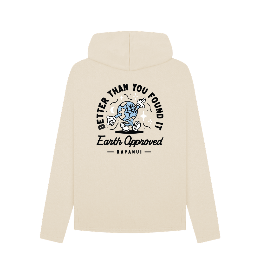 Oat Printed Hoody Back