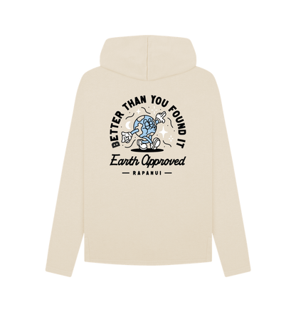 Oat Printed Hoody Back
