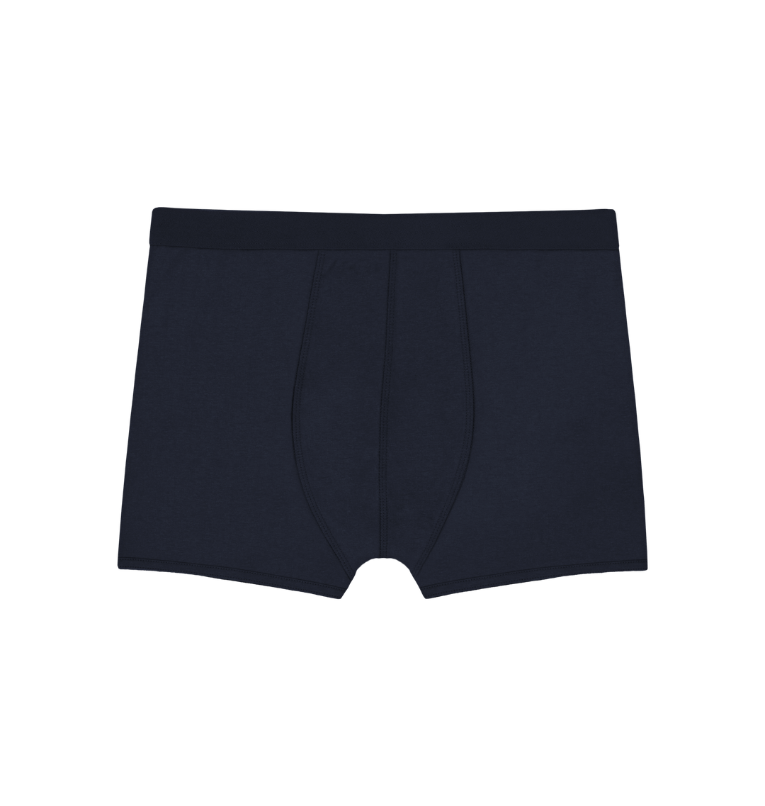 Navy Boxer Trunks Front