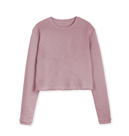 Mauve Printed Boxy Jumpers Front