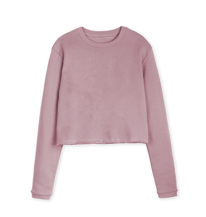 Mauve Printed Boxy Jumpers Front