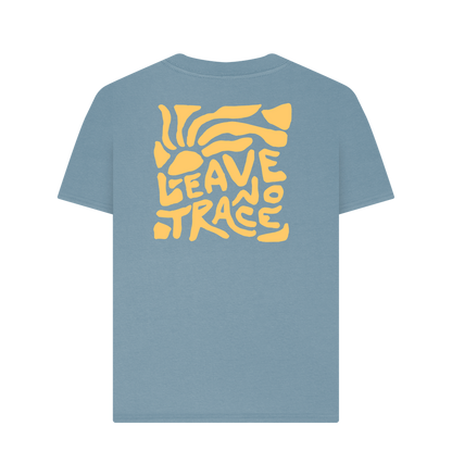 Stone Blue Printed T-shirt Back
