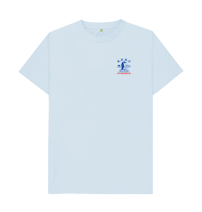 Sky Blue Printed T-shirt Front