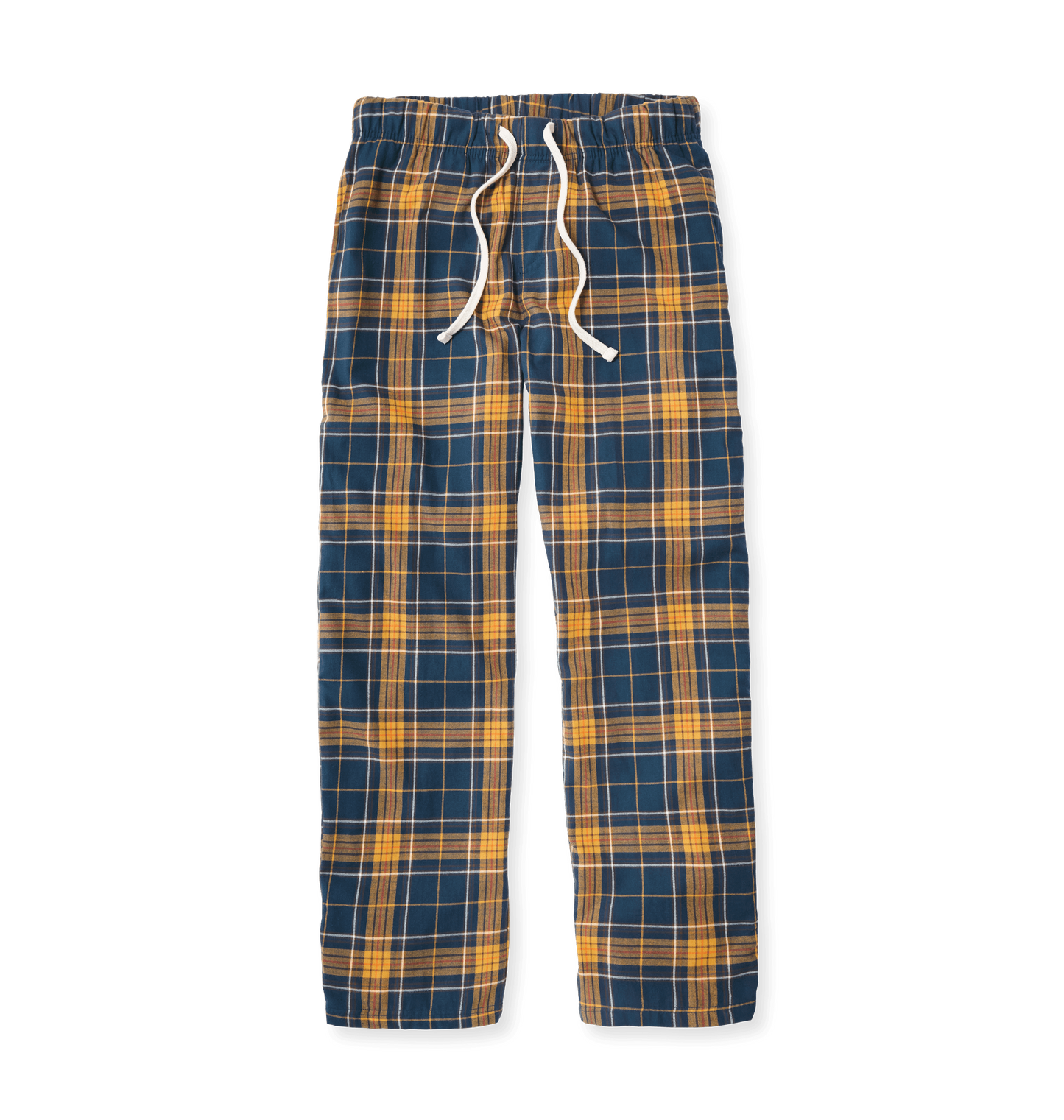 Yellow Check Pyjama Bottoms Front