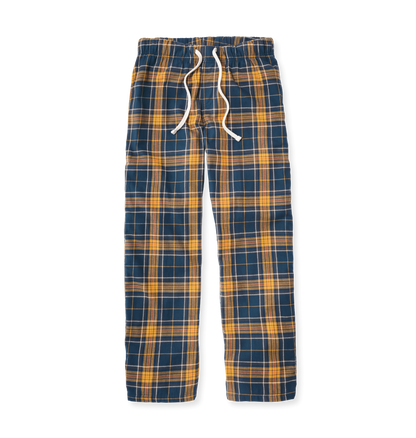 Yellow Check Pyjama Bottoms Front