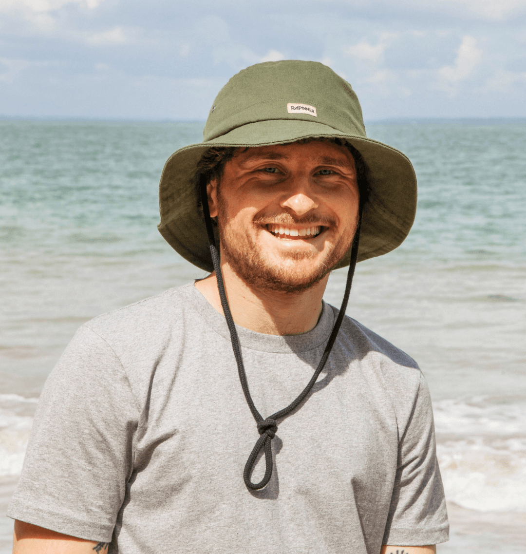 Rapanui men's boonie hat in khaki