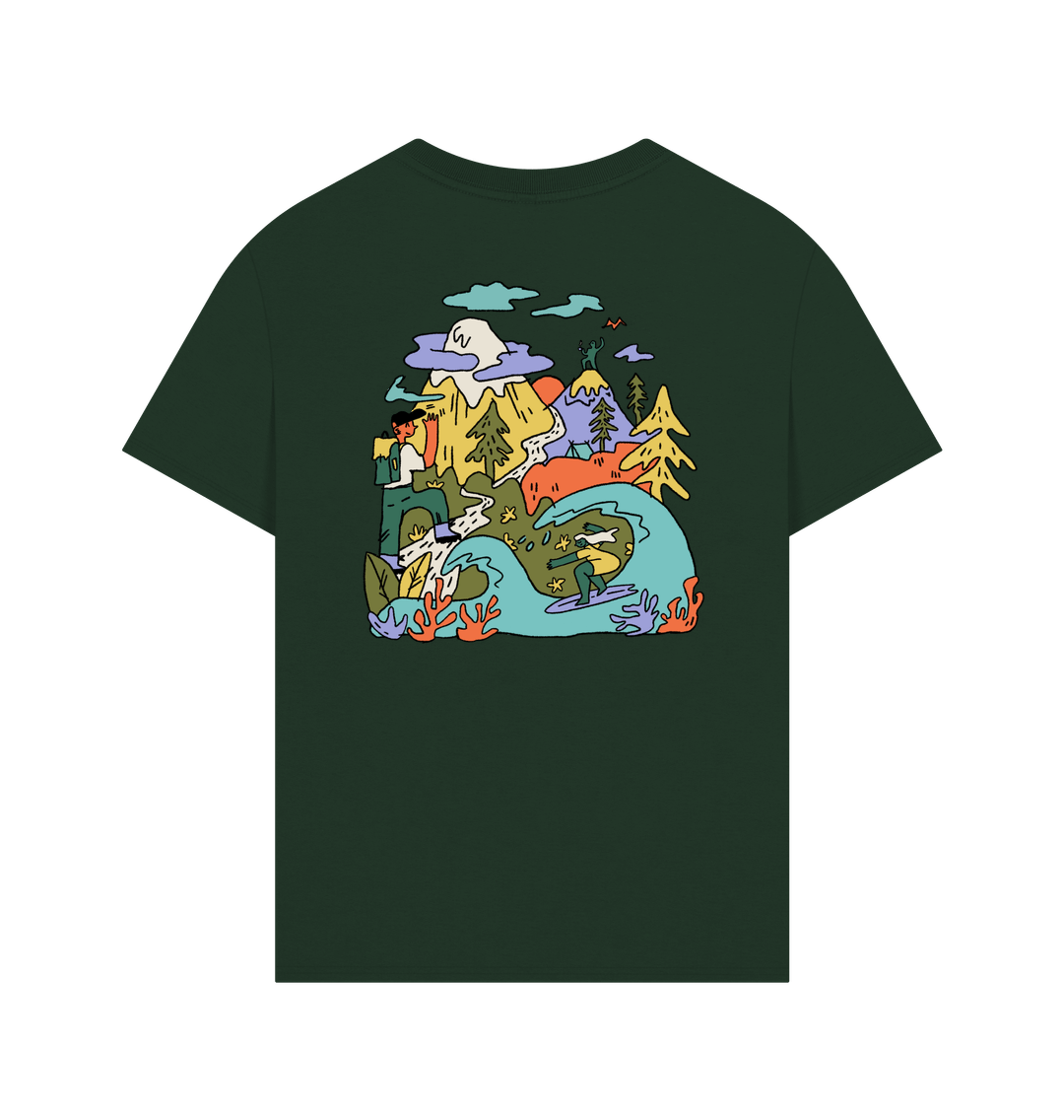 Evergreen Printed T-shirt Back