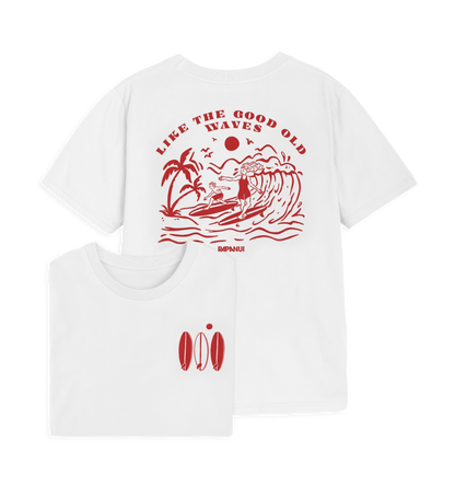 White Printed T-shirt Front