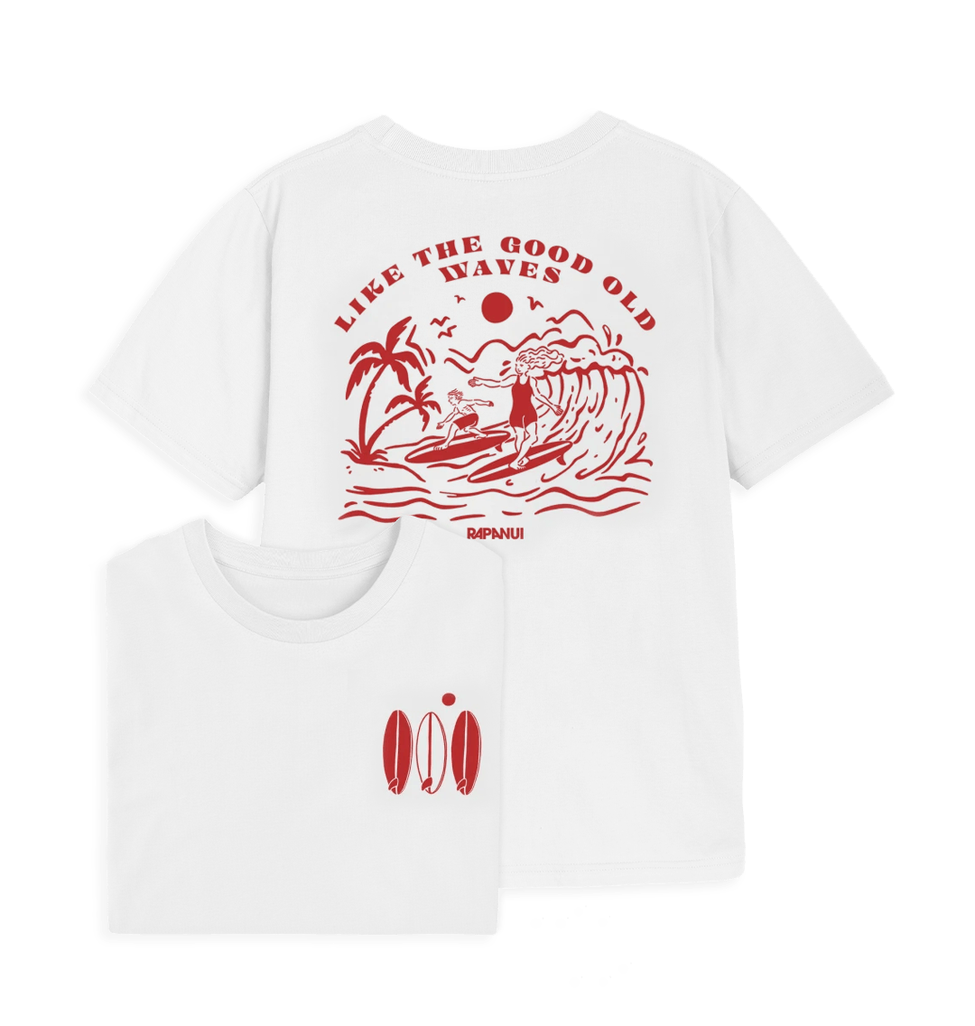 White Printed T-shirt Front