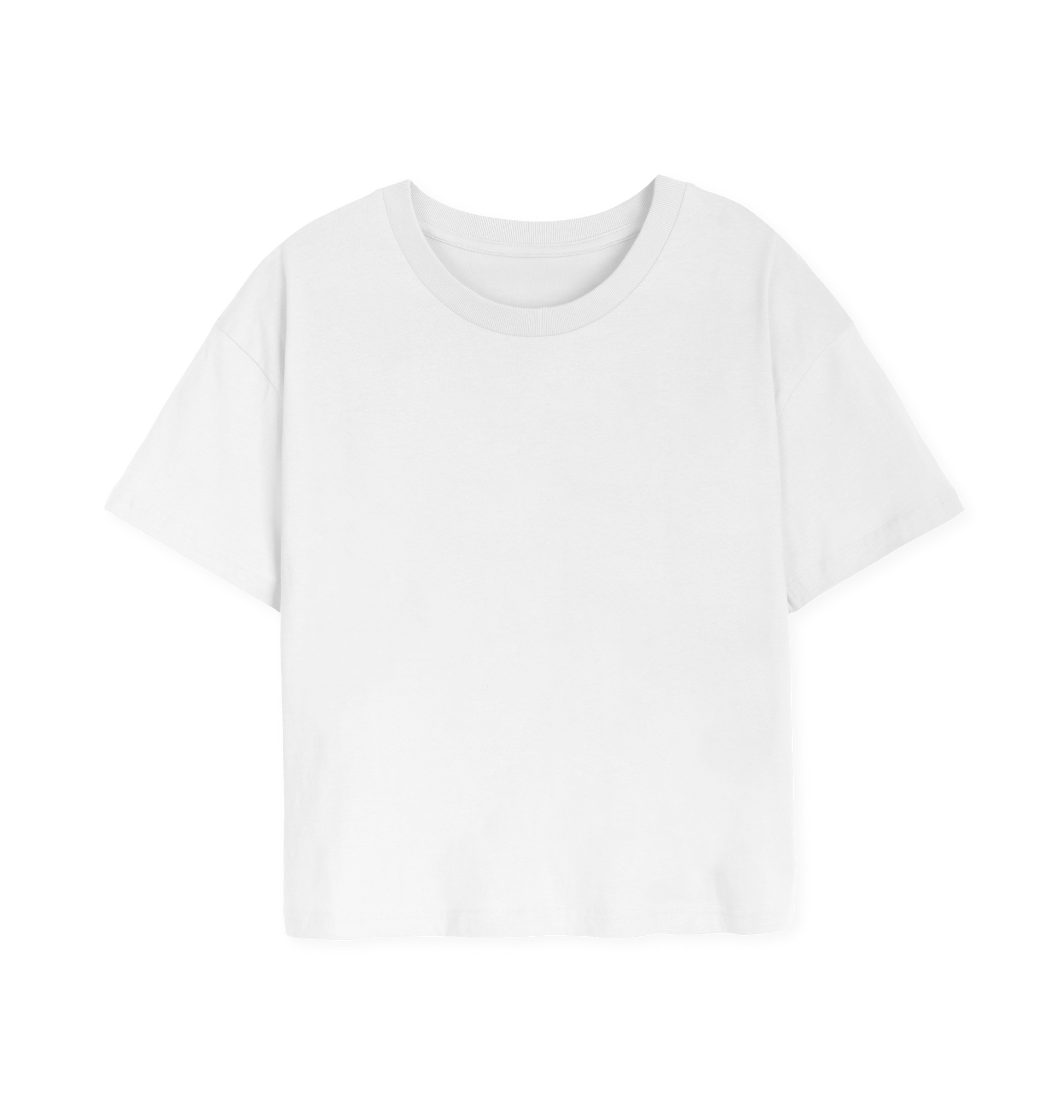 White Printed T-shirt Front