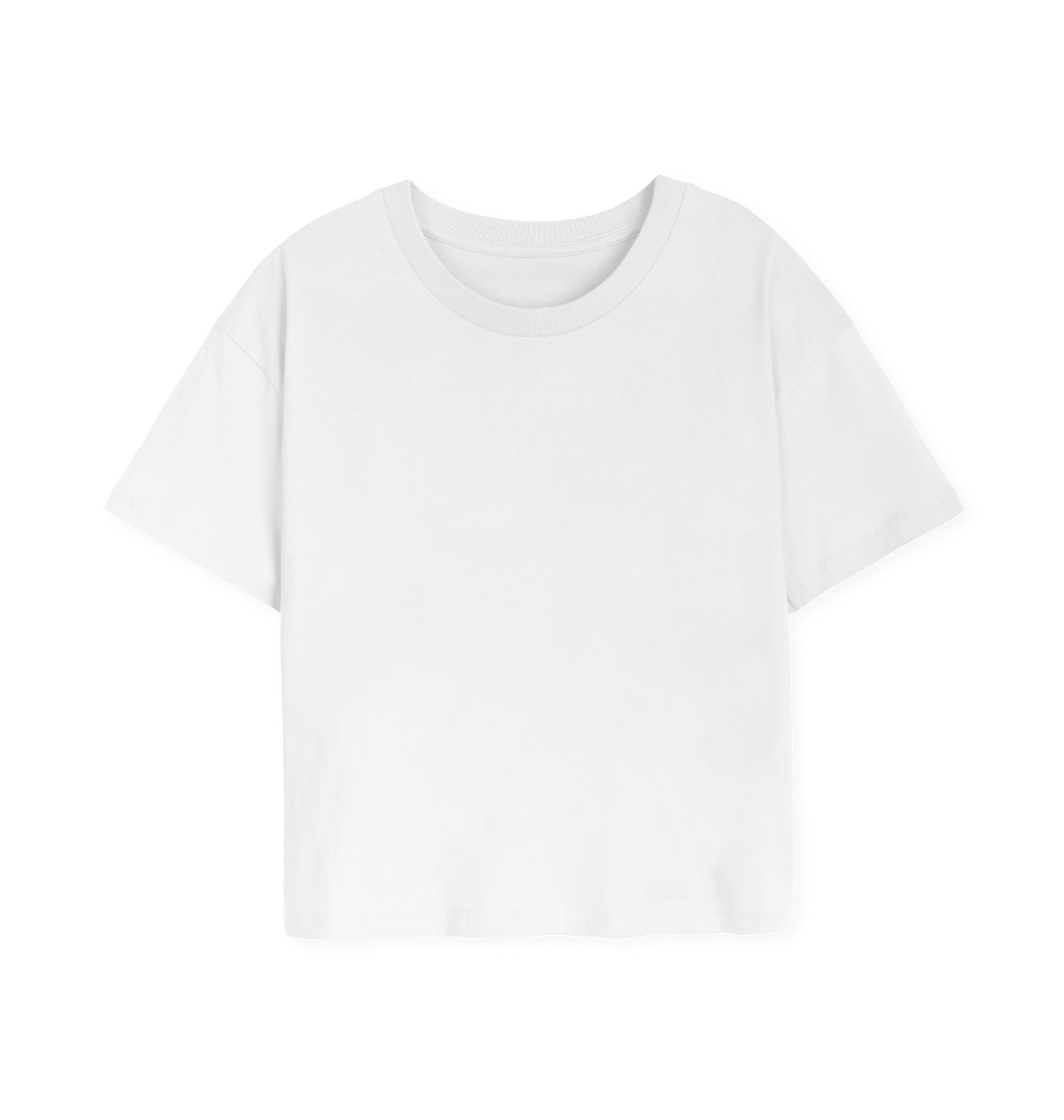 White Printed T-shirt Front